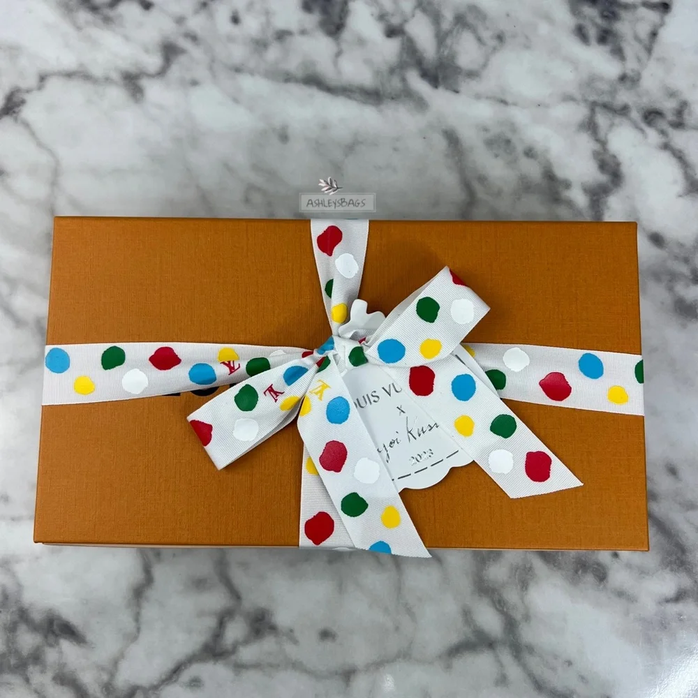 Louis Vuitton x Yayoi Kusama Zippy Wallet Epi Leather In Jaune Noir